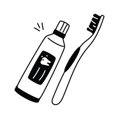 Download this amazing icon of toothpaste in editable design