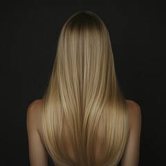 Naklejka premium woman with hair