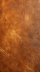 Fototapeta premium Closeup of Brown Leather Texture