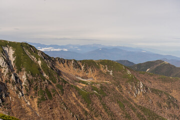 view of the mountains