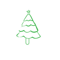 Hand Drawn Christmas Tree