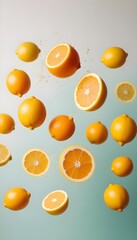 Fruit on White Backgrounds 