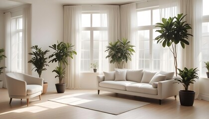 Photo modern style interior room 3d illustration
