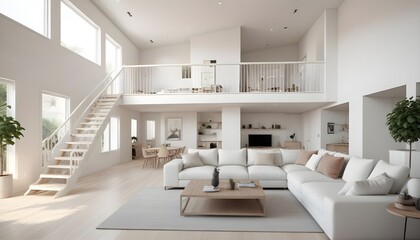 Photo modern style interior room,kithchen,bathroom 3d illustration