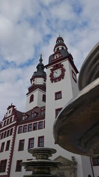The old town hall of Chemnitz, the European Capital of Culture 2025.