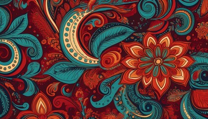 エキゾチックなペイズリーexotic paisley