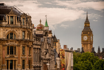 Fototapeta premium Vista da cidade de Londres com o Big Ben