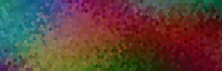 Rainbow gradient pixel background ,dark tone