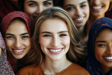 Fototapeta premium multi culture many women ambassadors,