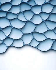 Abstract blue textured pattern resembling water droplets