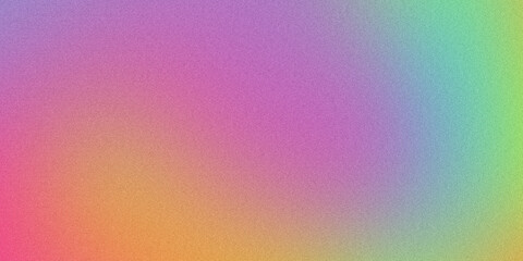 abstract gradient pastel colors orange green and purple noise texture background, for poster banner