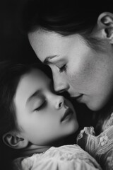 Fototapeta premium Mother and Child Portrait