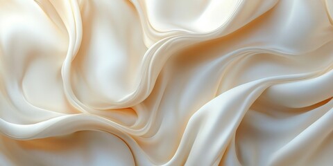 Obraz premium A luxurious, soft, and flowing background with a 3D effect, perfect for fantasy themed projects.