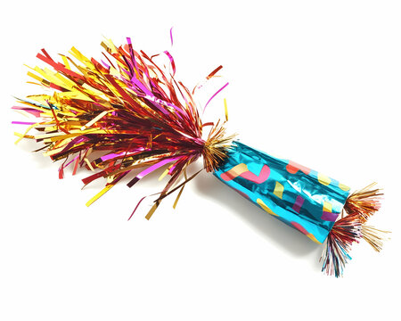 recommend clip art: Vibrant Party Popper Celebration Blast, Isolated on white background   