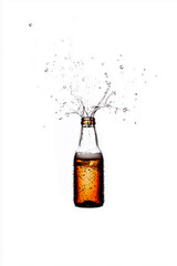 Background of Unbranded beer bottle