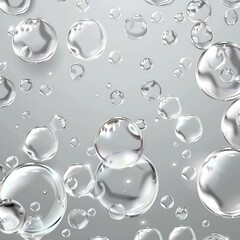 water drops on blue background