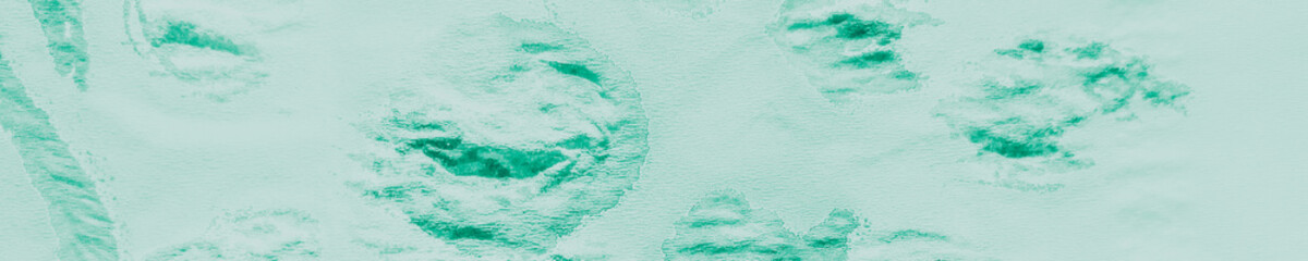 Old Repeated Print. Water-Colour Paper. Cool
