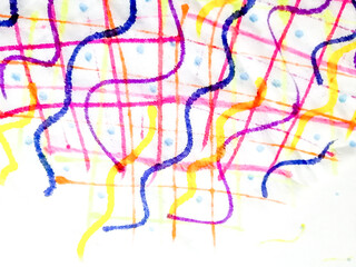 Line Art. Unusual Background. Geometric Triangle