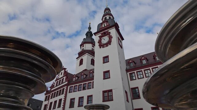 The old town hall of Chemnitz, the European Capital of Culture 2025.