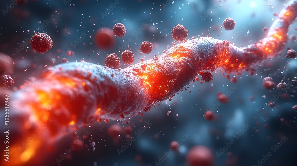 Aufkleber microscopic molecular structure of the spike protein of the novel coronavirus sars-cov-2 causing the