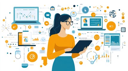 A digital business marketing consultant helping companies navigate the complex digital ecosystem