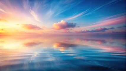 dreamy water reflection gradient background