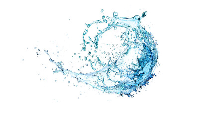 Water splash isolated