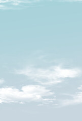 Fototapeta premium 背景素材_青空と雲