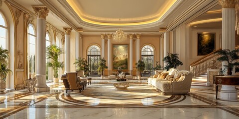 Stunning 3D images of luxurious event spaces.