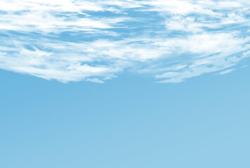 Fototapeta premium 背景素材_青空と雲