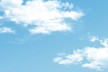 Fototapeta premium 背景素材_青空と雲