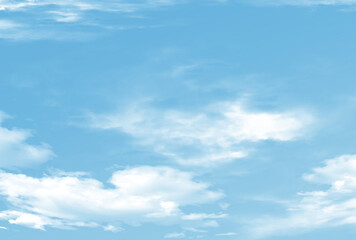 Fototapeta premium 背景素材_青空と雲