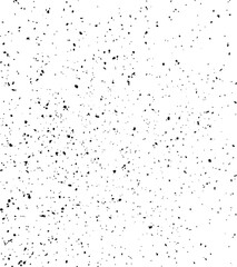 Obraz premium Dusty Speckle Texture for overlay. Distressed monochrome pattern with scattered particles and subtle grain. Black and White abstract grunge effect with random spots