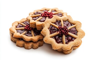 christmass cookie professional stock photo on white background