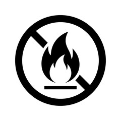 No fire sign