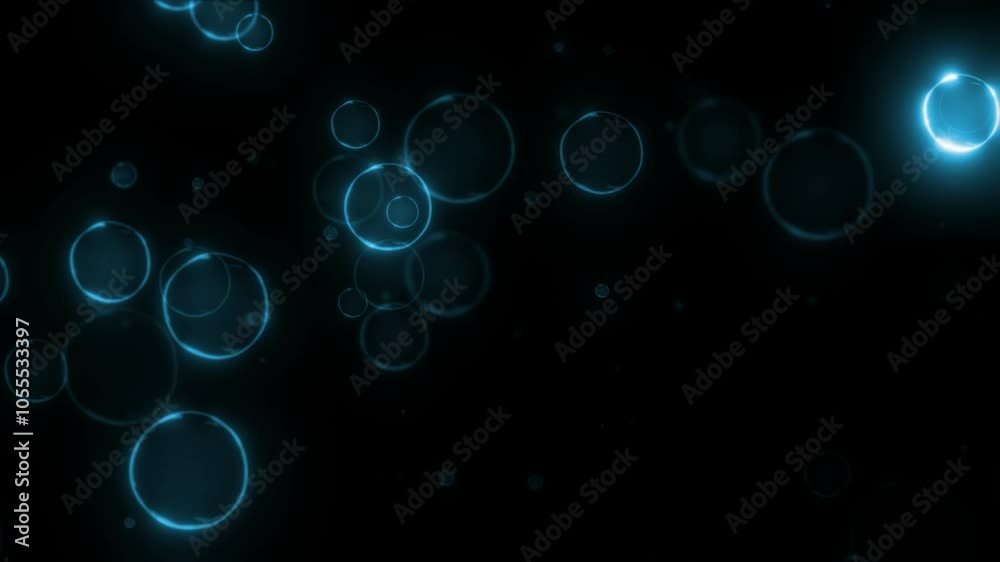 Canvas Prints background with bubbles