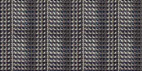 A seamless texture of ripple glass blocks: featuring wavy patterns that create beautiful light distortion: the texture should evoke a sense of fluidity and movement, ideal for dynamic design projects