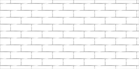 Obraz premium White brick wall background. architecture construction stone block brick wallpaper. seamless building cement concrete wall grunge background. 