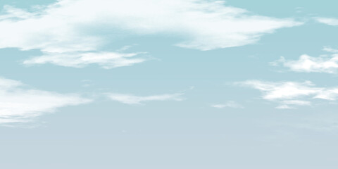 Fototapeta premium 背景素材_青空と雲