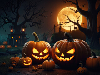 Holiday event halloween background concept illustration