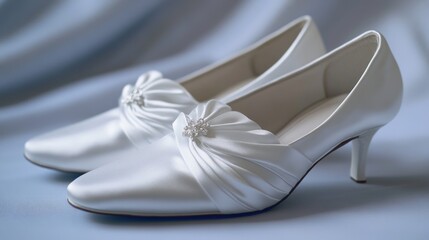 White Shoes with Bows
