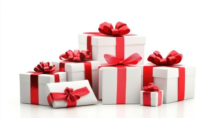 Obraz premium Gift box for holiday closeup view