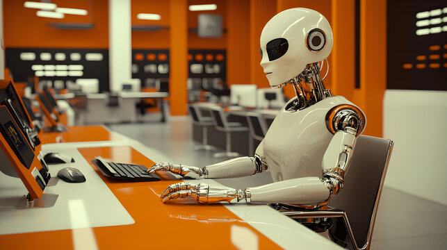 Ai robots in work