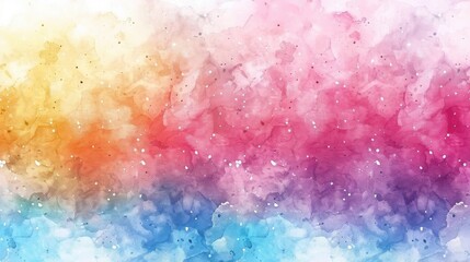 Fototapeta premium Abstract watercolor background. Digital art painting. Colorful texture.