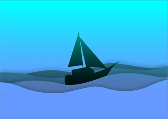 Sail  Boat 2D.eps
