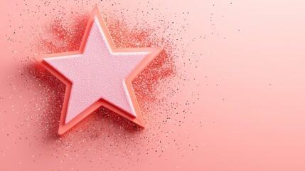 Fototapeta premium Premium Seal of Approval Badge on Sparkling Background with Copy Space for Poster Design, 32K Resolution - High Luminosity C4D Concept