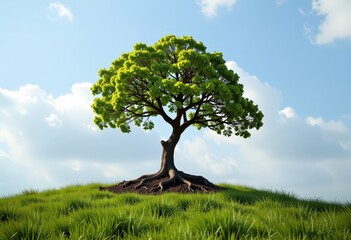 Fototapeta premium tree in the field