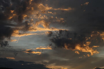 clouds at sunset