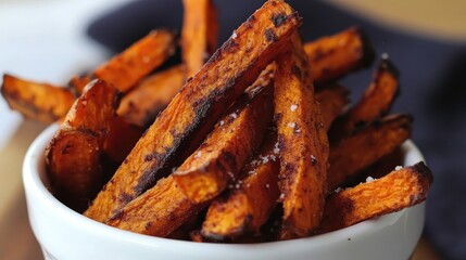 Crispy baked sweet potato fries