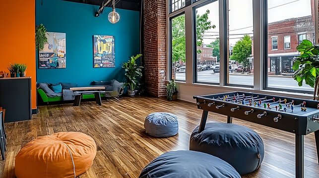 Vibrant office space